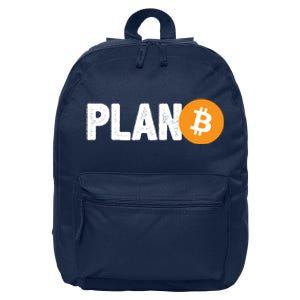 Plan B Funny Bitcoin 16 in Basic Backpack