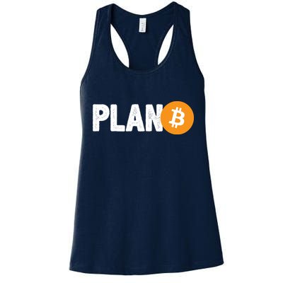 Plan B Funny Bitcoin Womens Tank Top