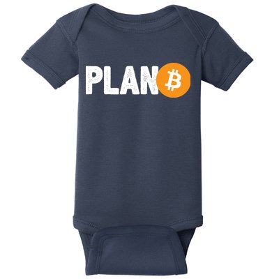 Plan B Funny Bitcoin Baby Bodysuit