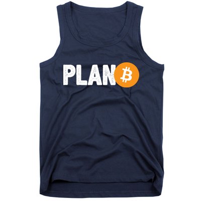 Plan B Funny Bitcoin Tank Top
