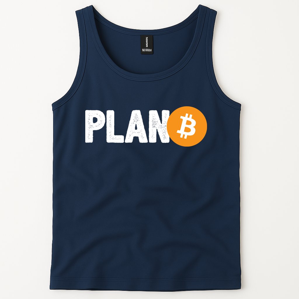 Plan B Funny Bitcoin Tank Top
