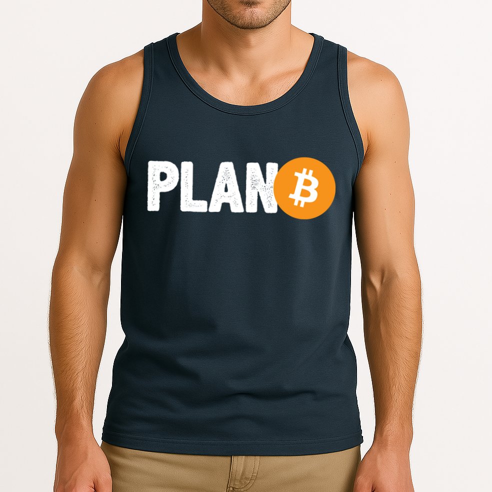 Plan B Funny Bitcoin Tank Top