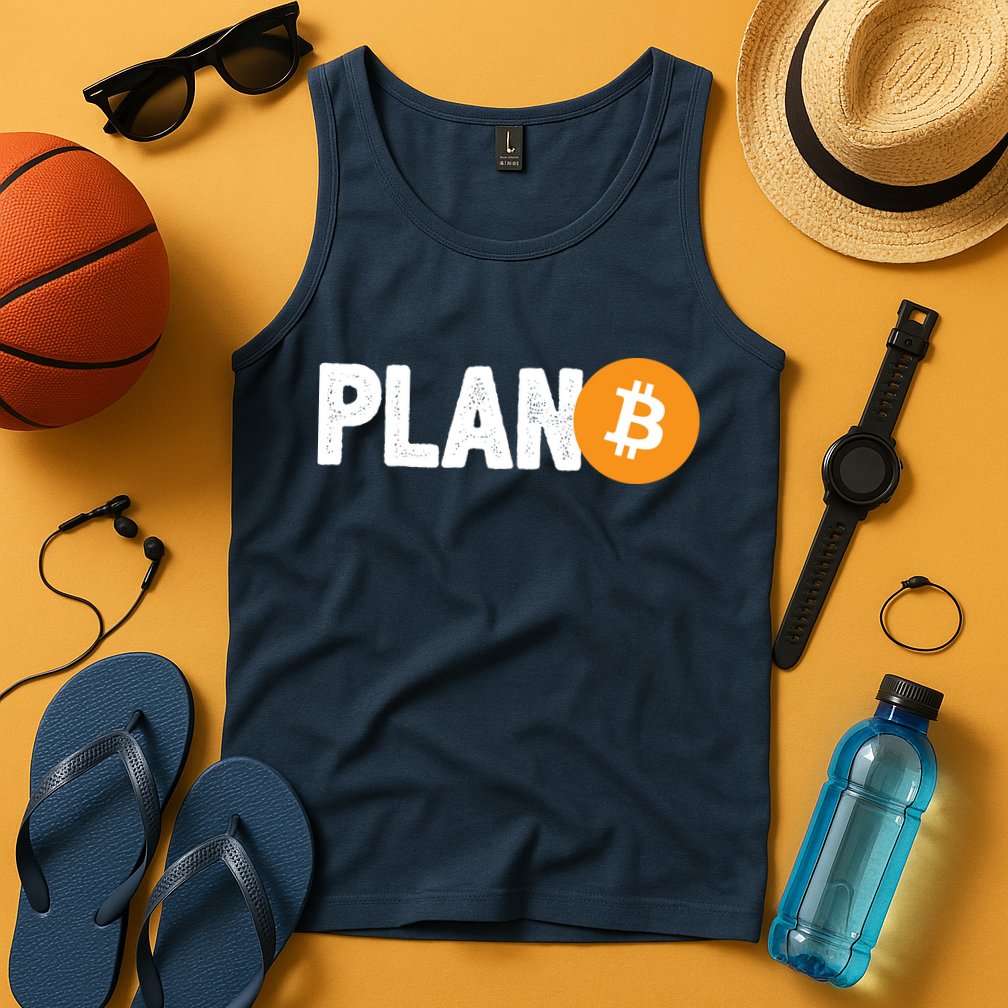 Plan B Funny Bitcoin Tank Top