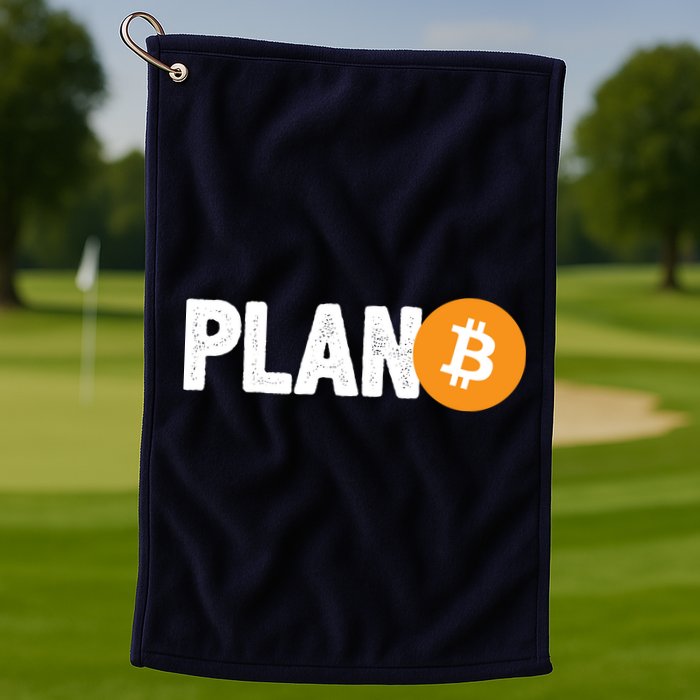 Plan B Funny Bitcoin Golf Towel