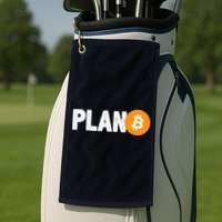 Plan B Funny Bitcoin Golf Towel