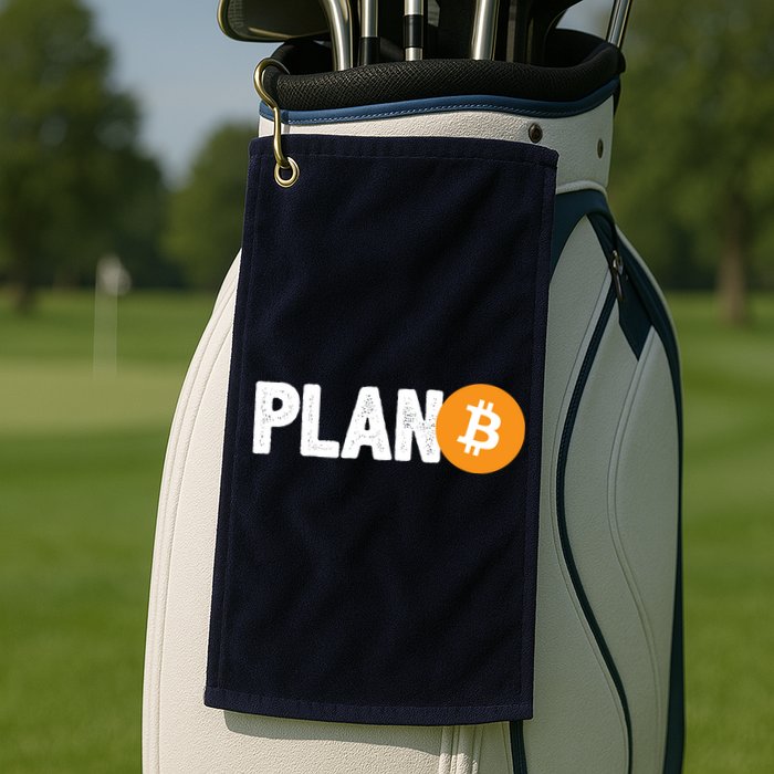 Plan B Funny Bitcoin Golf Towel