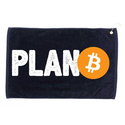 Plan B Funny Bitcoin Grommeted Golf Towel
