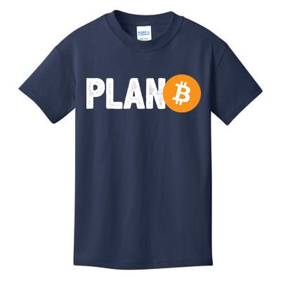 Plan B Funny Bitcoin Kids T-Shirt