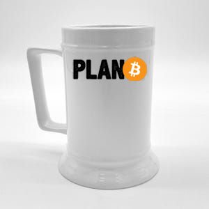 Plan B Funny Bitcoin Beer Stein