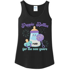 Poppin Bottles For New Years Labor and Delivery Nurse Ladies Essential Tank