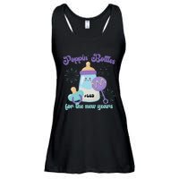 Poppin Bottles For New Years Labor and Delivery Nurse Ladies Essential Flowy Tank