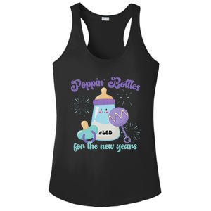 Poppin Bottles For New Years Labor and Delivery Nurse Ladies PosiCharge Competitor Racerback Tank