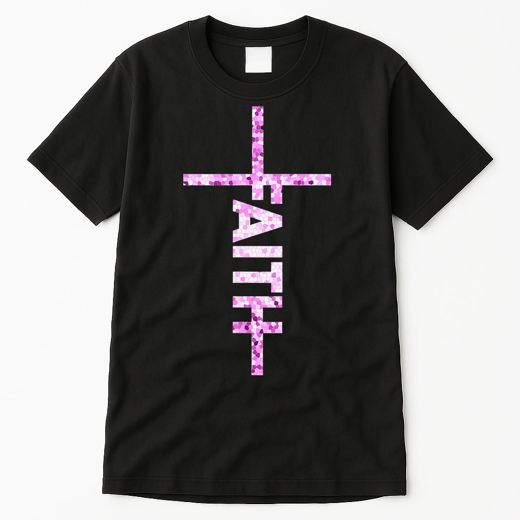 Powered By FAITH Saved By JESUS - Christian Tall T-Shirt