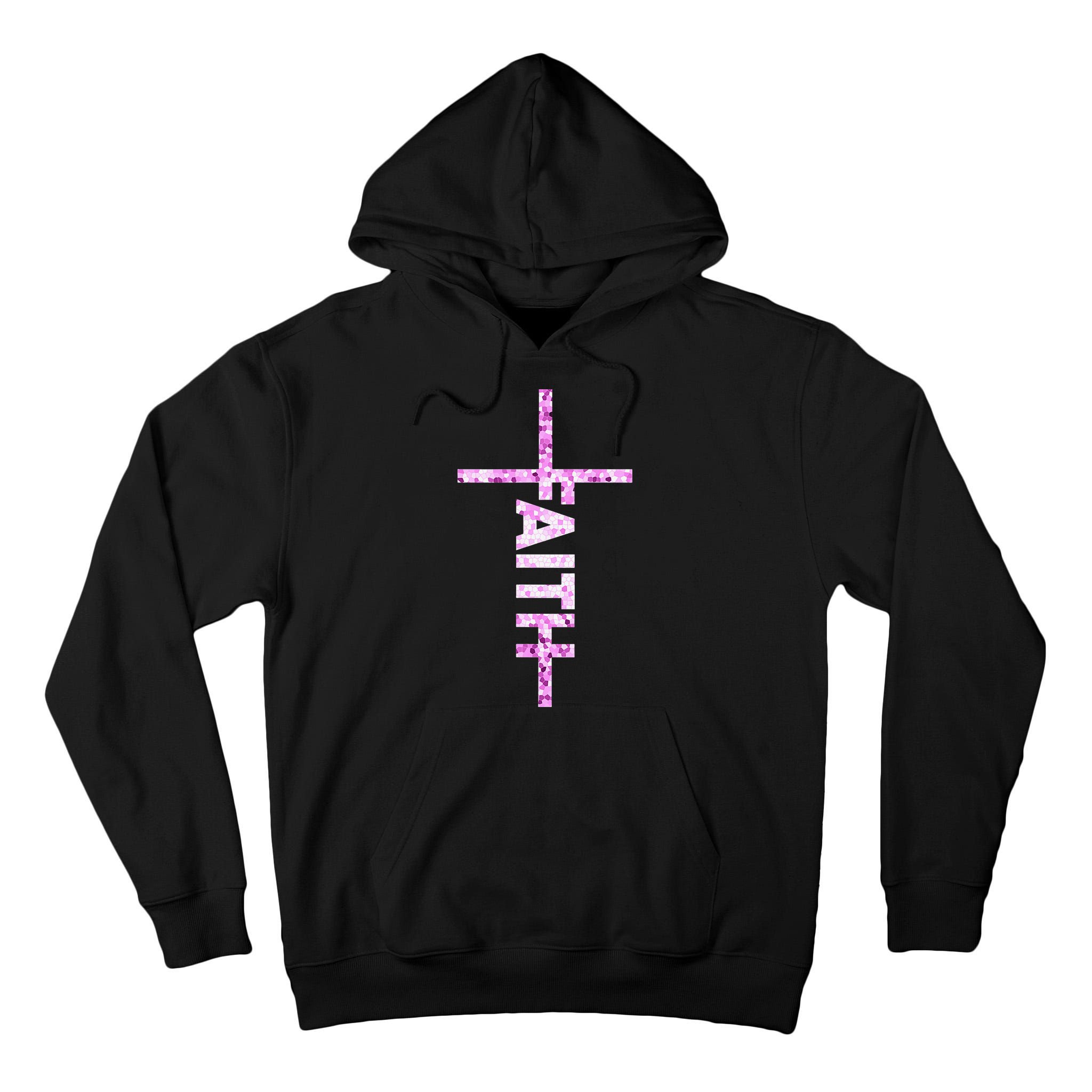 Powered By FAITH Saved By JESUS - Christian Tall Hoodie