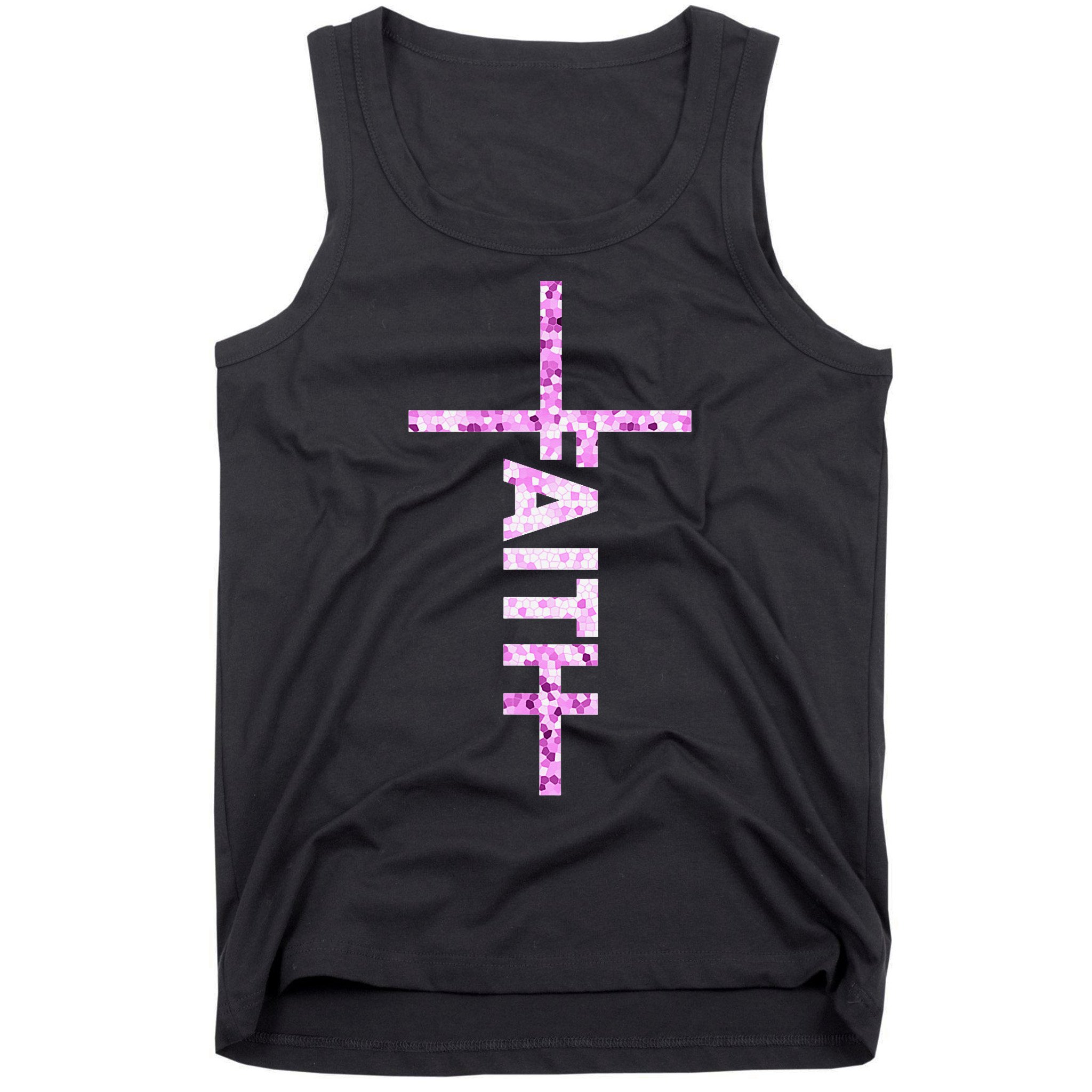 Powered By FAITH Saved By JESUS - Christian Tank Top