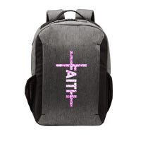 Powered By FAITH Saved By JESUS - Christian Vector Backpack