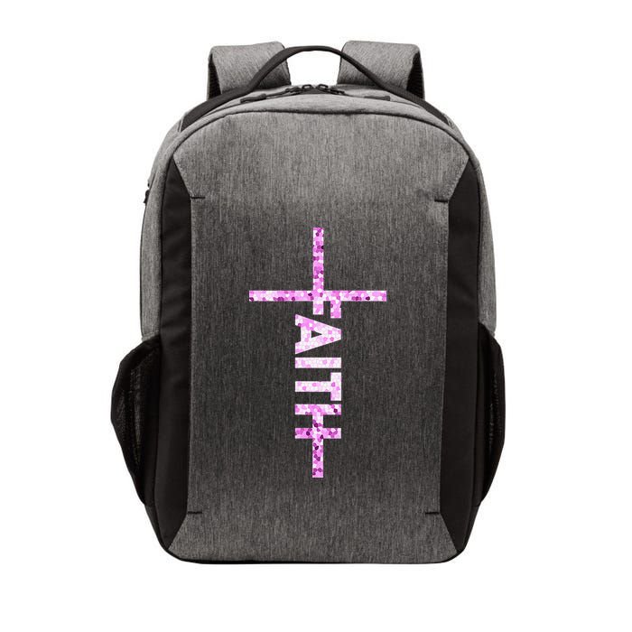Powered By FAITH Saved By JESUS - Christian Vector Backpack
