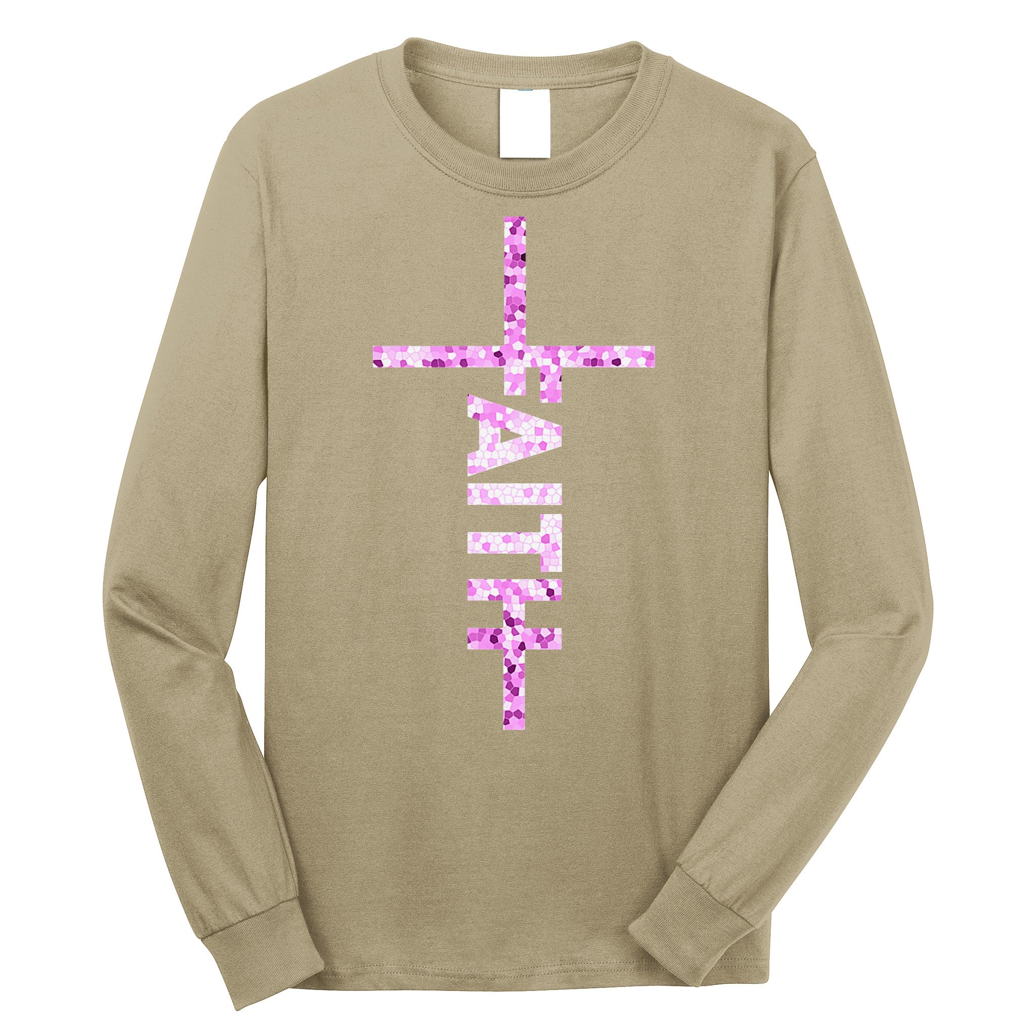 Powered By FAITH Saved By JESUS - Christian Long Sleeve Shirt