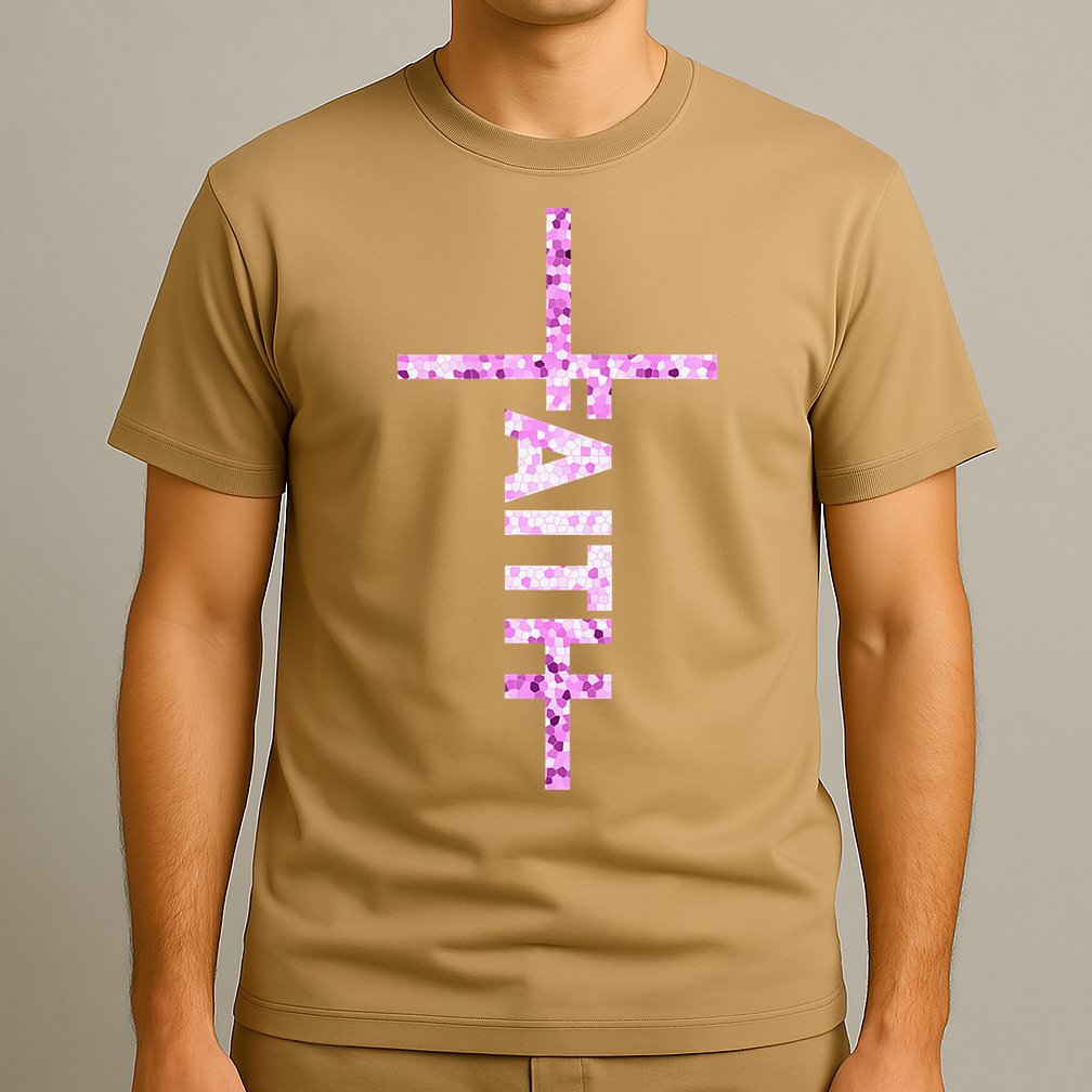 Powered By FAITH Saved By JESUS - Christian T-Shirt