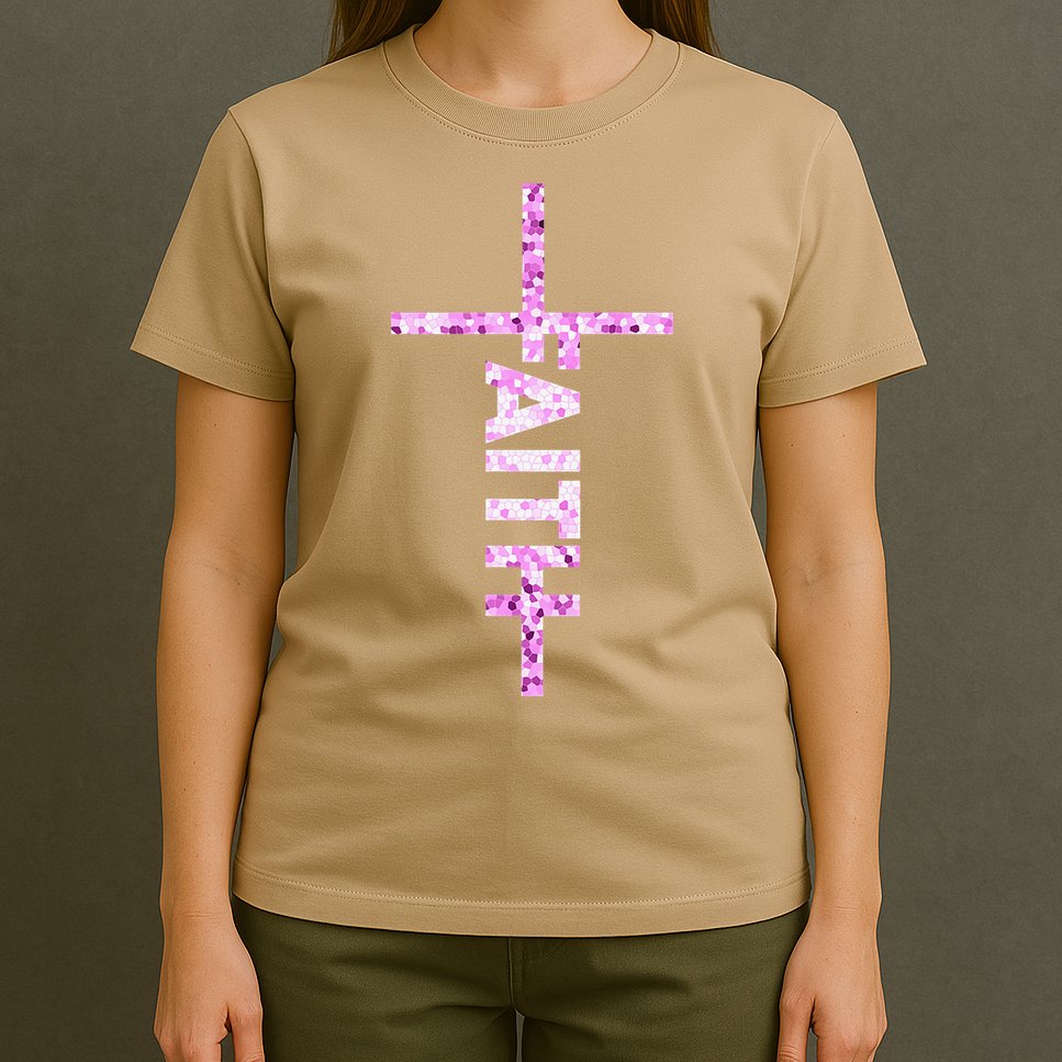 Powered By FAITH Saved By JESUS - Christian T-Shirt
