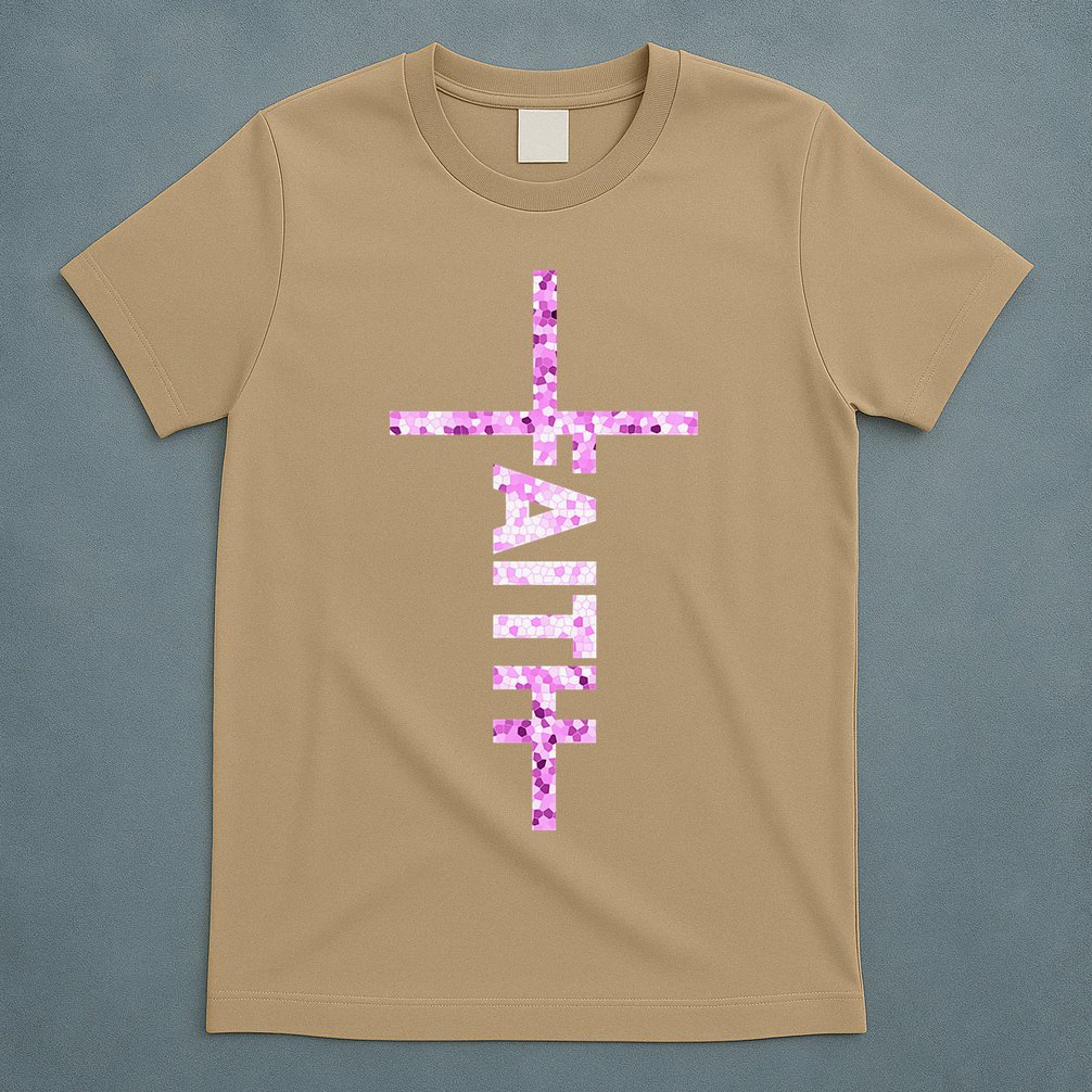 Powered By FAITH Saved By JESUS - Christian T-Shirt