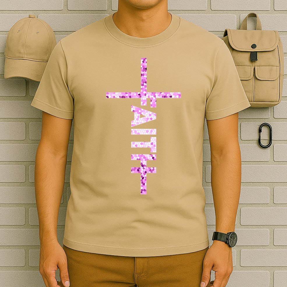 Powered By FAITH Saved By JESUS - Christian T-Shirt