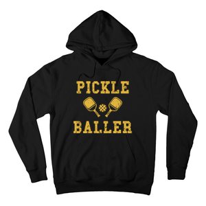 Pickle Baller Funny Sport Lover Hoodie