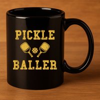 Pickle Baller Funny Sport Lover 11oz C Handle Ceramic Mug
