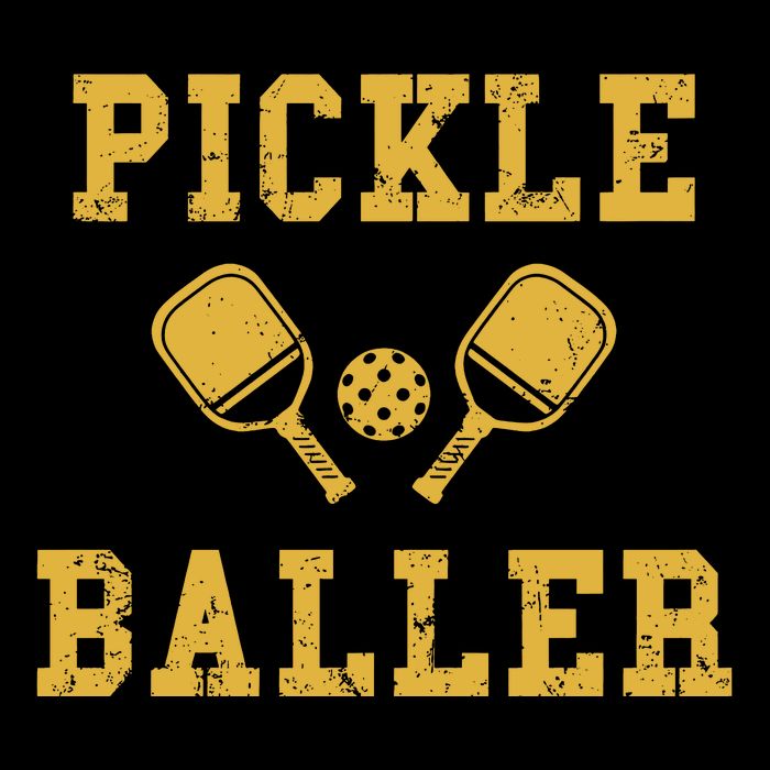 Pickle Baller Funny Sport Lover Flatbill Hat