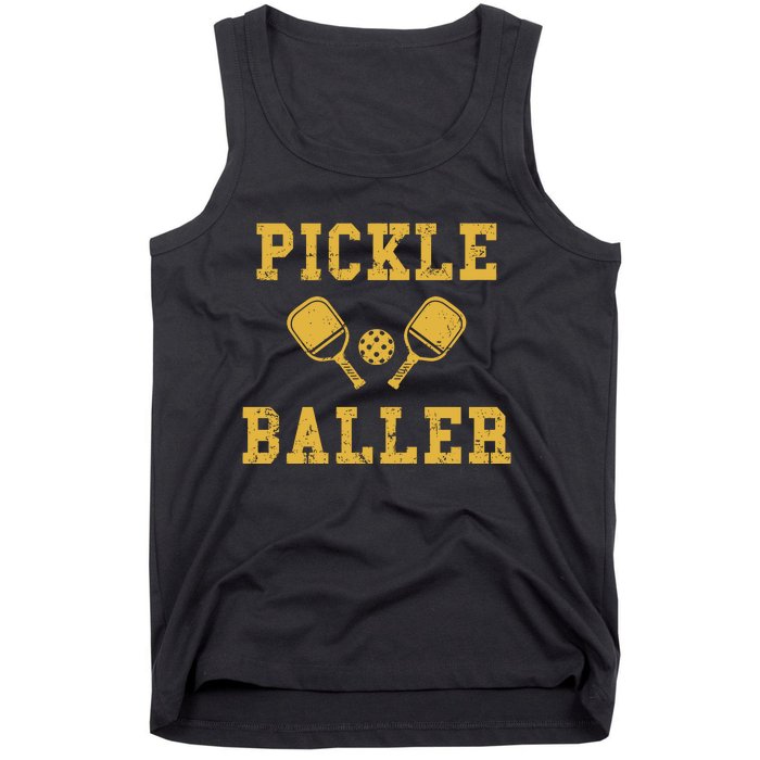 Pickle Baller Funny Sport Lover Tank Top