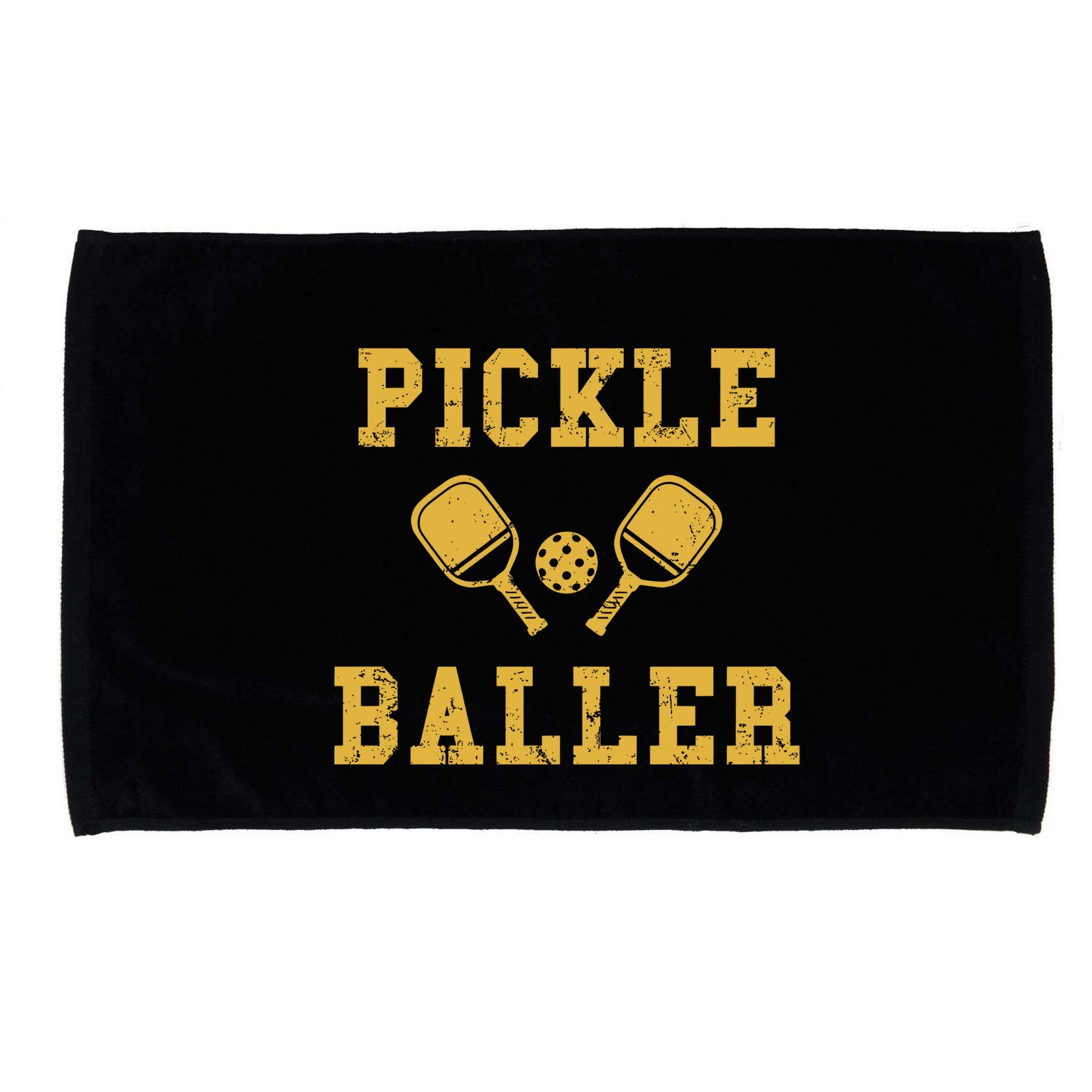 Pickle Baller Funny Sport Lover Microfiber Hand Towel