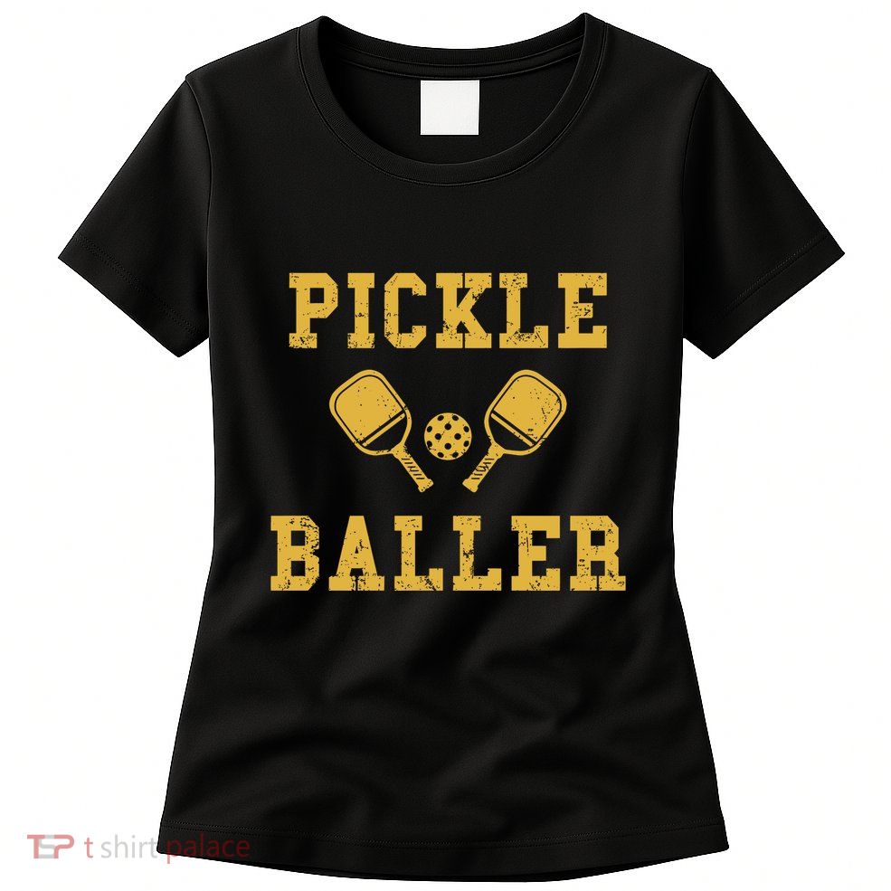 Pickle Baller Funny Sport Lover Womens T-Shirt