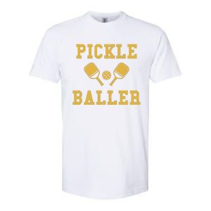 Pickle Baller Funny Sport Lover Softstyle® CVC T-Shirt