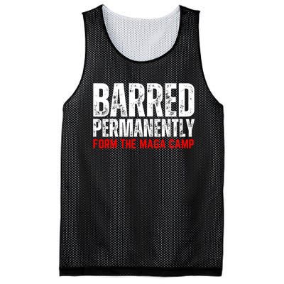 Permanently Barred From The Maga Camp Mesh Reversible Basketball Jersey Tank