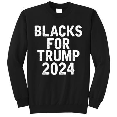 Pro Blacks For Trump 2024 Sweatshirt