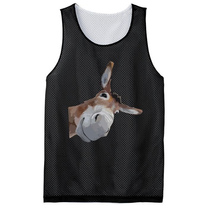 Peach Bruh Funny Donkey Art Donkey Head Smile Eagerlys Mesh Reversible Basketball Jersey Tank