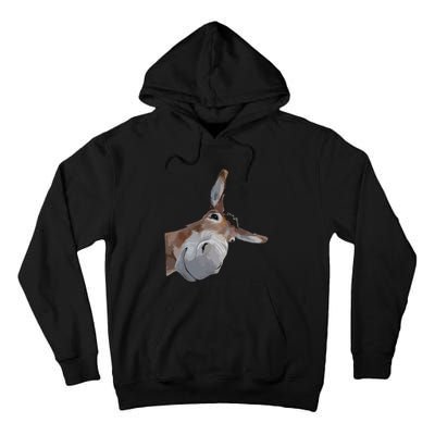 Peach Bruh Funny Donkey Art Donkey Head Smile Eagerlys Tall Hoodie