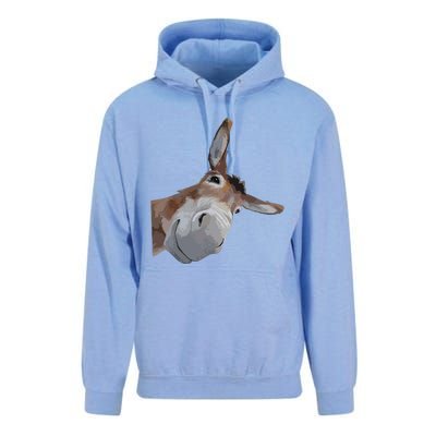 Peach Bruh Funny Donkey Art Donkey Head Smile Eagerlys Unisex Surf Hoodie