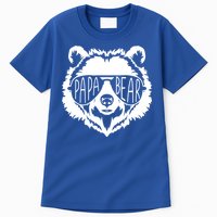 Papa Bear Face With Sunglasses Funny Gift Tall T-Shirt