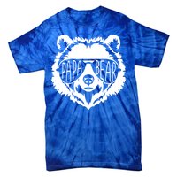 Papa Bear Face With Sunglasses Funny Gift Tie-Dye T-Shirt