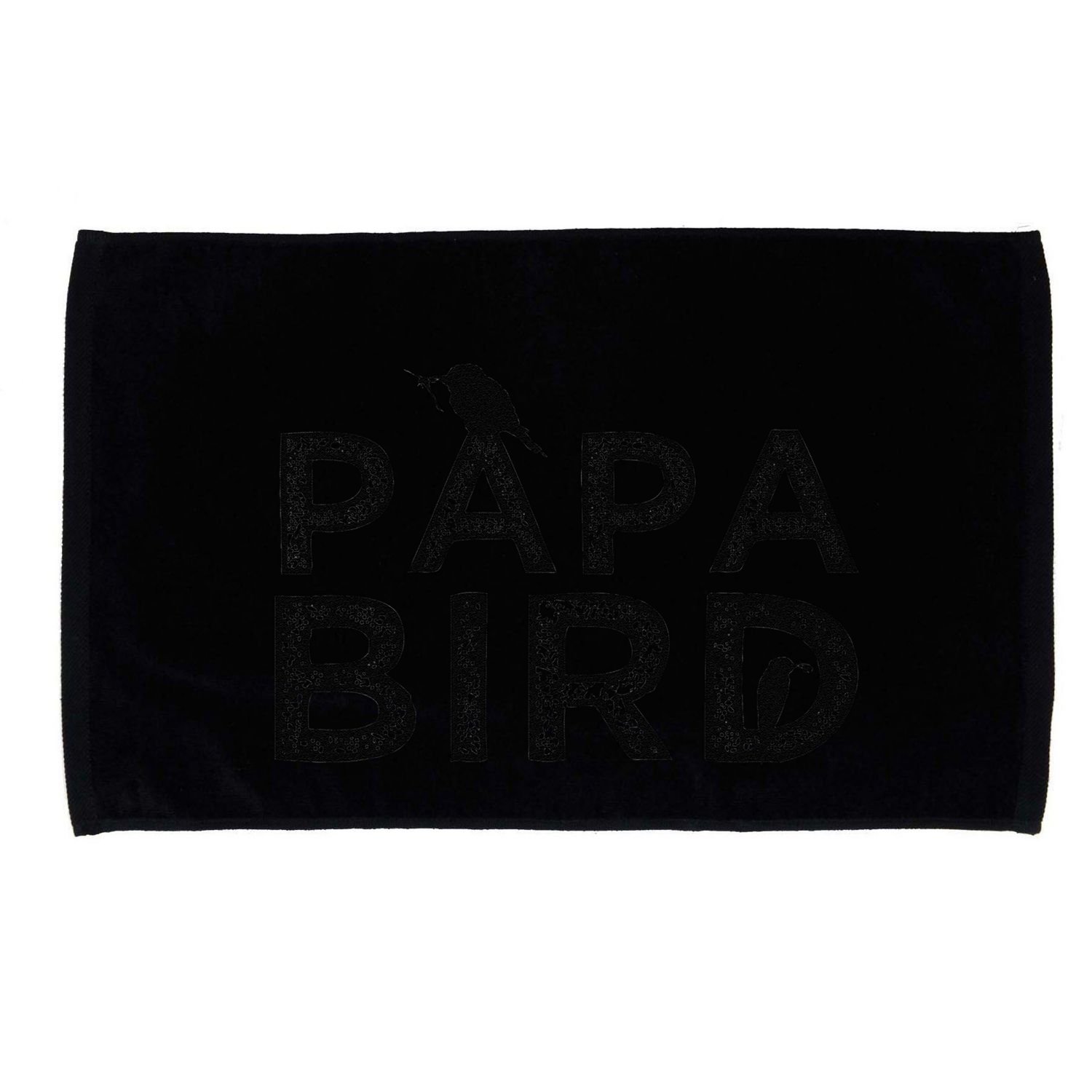 Papa Bird Father Day Funny Dad Gift Birds Quote Saying Microfiber Hand Towel