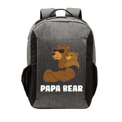 Papa Bear Father Daughter Son Papa Bear Gift Vector Backpack