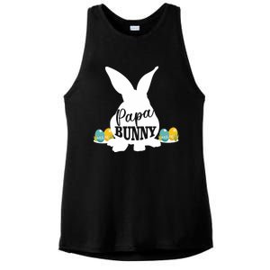 Papa Bunny Funny Matching Easter Gift Gift Ladies PosiCharge Tri-Blend Wicking Tank