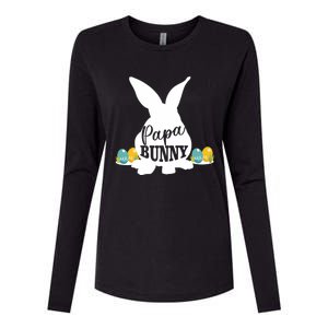 Papa Bunny Funny Matching Easter Gift Gift Womens Cotton Relaxed Long Sleeve T-Shirt