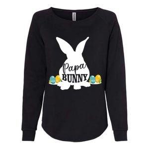 Papa Bunny Funny Matching Easter Gift Gift Womens California Wash Sweatshirt