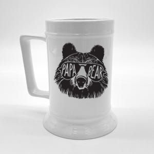 Papa Bear Fathers Day Gift Beer Stein