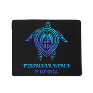 Pensacola Beach Florida Beach Souvenirs Sea Turtle Tribal Mousepad