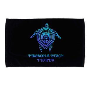 Pensacola Beach Florida Beach Souvenirs Sea Turtle Tribal Microfiber Hand Towel