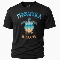 Pensacola Beach, FL, Sea Turtle Cooling Performance Crew T-Shirt
