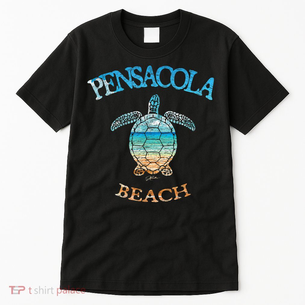 Pensacola Beach, FL, Sea Turtle Tall T-Shirt